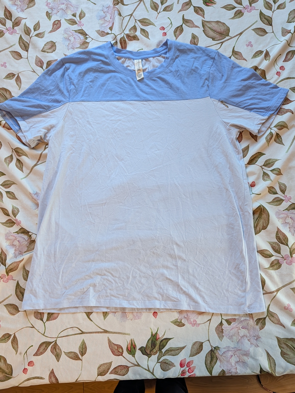 Kyodan Two-Tone Light Blue Short Sleeve Crew Tee